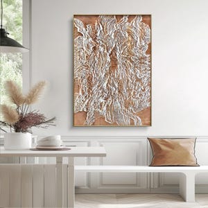 Handcrafted Acrylic Paintings Abstract Wall Art Large Wall Art 3D Wall Decor Rustic Wall Decor Canvas Wall Art for Bedroom
