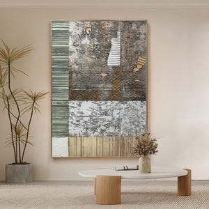 Gray Extra Large Wall Art Abstract Large Canvas Art Large wall Paintings Big Wall Decor Living Room for Bedroom Dining Room Wall Decor