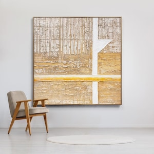 Orange Large Framed Wall Art Large Living Room Wall Decor Big Wall Decor Large Artwork for Living Room  Office Wall Decor