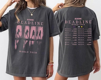 Blackpink Logo Kpop T Shirt Unisex Tee Kpop Fan Blink YG