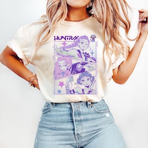 Demon Hunters Kpop Shirt, Huntrix Kpop Shirt, Huntrix Merch Shirt, Kpop idol group Merch Shirt, Kpop Group Merch, For Huntrix Fan, Kpop Gift