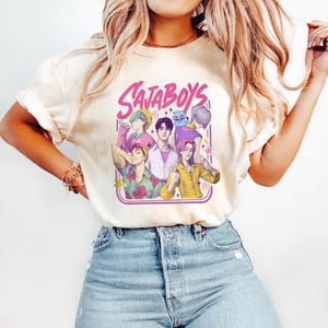 Saja Boys Kpop T-shirt, Demon Hunters Shirt, Saja Boys Merch Shirt, Kpop idol group Merch Shirt, Kpop Group Merch, For Saja Boys Fan Gift