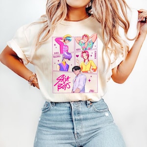 Saja Boys Kpop T-shirt, Demon Hunters Shirt, Saja Boys Merch Shirt, Kpop idol group Merch Shirt, Kpop Group Merch, For Saja Boys Fan Gift