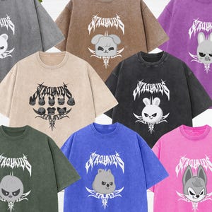Chemise personnage Stray Kids Skzoo, Chemise Stray Kids Kpop, Chemise Stray Kids Merch, Merch du groupe Kpop, Tenue de concert Stray Kids, Cadeau pour séjour