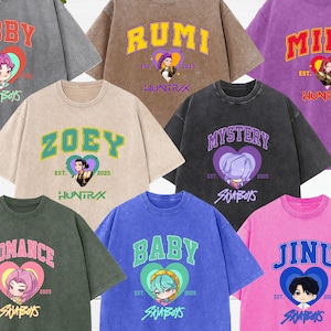 Demon Hunters Kpop Shirt, Huntrix Kpop Shirt, Huntrix Merch Tee, Saja Boys Merch Shirt, Jinu Manga Shirt, Kpop Group Merch, For Huntrix Fan