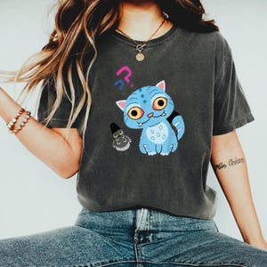 Demon Hunters Kpop Shirt, Huntrix Kpop Shirt, Huntrix Merch Shirt, Music Tiger Shirt, Cute Blue Tiger Tee, Kpop Group Merch, For Huntrix Fan