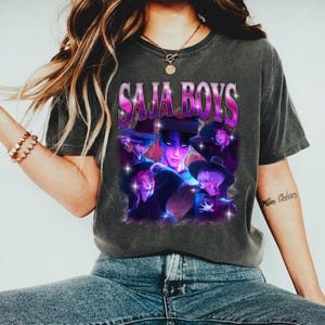 Saja Boys Kpop T-shirt, Demon Hunters Shirt, Saja Boys Merch Shirt, Kpop idol group Merch Shirt, Kpop Group Merch, For Saja Boys Fan Gift