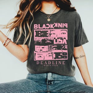 BlackPink Logo Shirt, BlackPink Kpop Shirt, BlackPink Merch Shirt, Kpop Group Merch, BlackPink Concert Outfit, Blackpink World Tour Tee