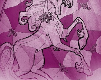 Spingtime Unicorn (print)