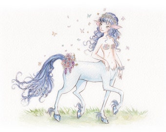 Lady Centaur (print)