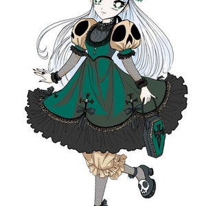 Gothic Lolita Midori (print)
