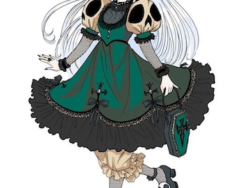 Gothic Lolita Midori (print)