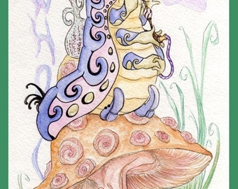 The Caterpillar ( Alice in Wonderland ) - Print