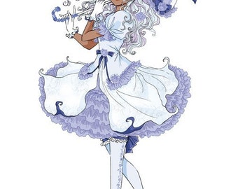 Blue Belle Gothic Lolita (print)