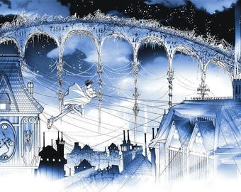 Merridiah Skyline (print)