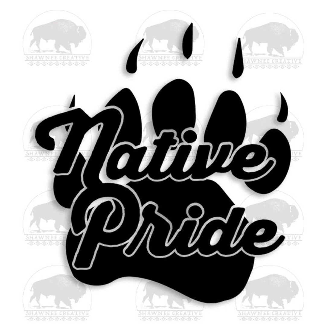 Native Pride Sticker Bear Clan: Indigenous Heritage SVG PNG (digital ...