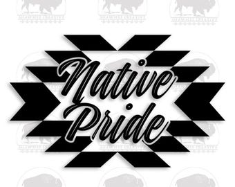 Native Pride Sticker: Indigenous Heritage SVG PNG (Digital Download)