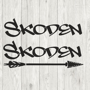 Skoden Native Pride Sticker: SVG PNG Files for Cricut (Digital Download)