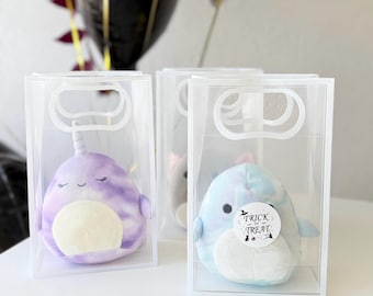 Birthday goodie bag, kids birthday goodie bag, transparent bags, name bag, birthday favor bags, custom goodie bags, gift bags