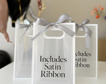 Wedding aesthetic gift bags, bulk Wedding Gift bags, favors for guests, Personalized name Bags