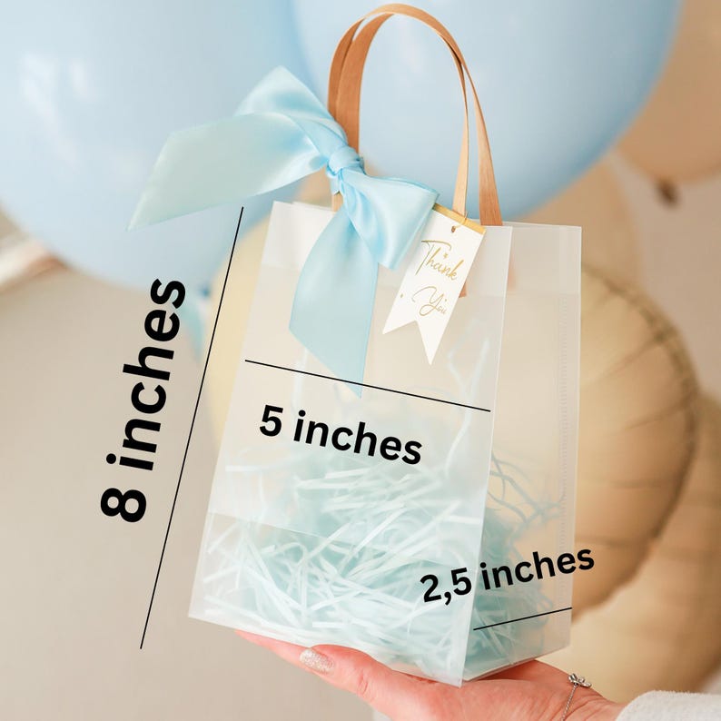 Baby shower gift bags, Personalised gift bag, favor bag, goodie bags, party favors bag, Baby Shower pink gift bag