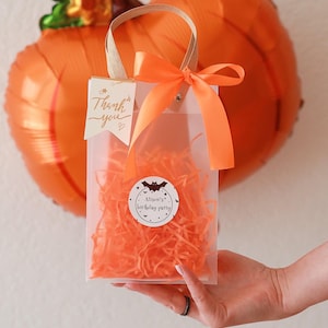 Halloween favor bags, Halloween Goodie Bags, Halloween Personalized Gift Bags, Halloween favors, Kids Halloween Party Favors