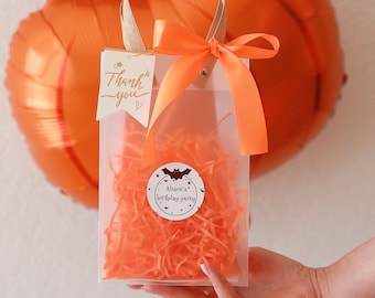 Halloween favor bags, Halloween Goodie Bags, Halloween Personalized Gift Bags, Halloween favors, Kids Halloween Party Favors