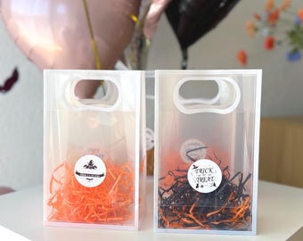 Sacs de friandises d'Halloween pour enfants, sacs de cadeaux d'Halloween, sacs de friandises d'Halloween, sacs cadeaux d'Halloween, sac cadeau prénom, sac cadeau personnalisé