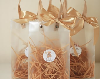 Baby shower gift bags, Baby Shower Party Favor Bags, we bearly can wait Treat Bags for Gender Reveal