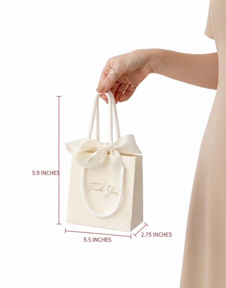 Boho favors baby shower, boho baby shower gift bags, ivory baby shower, ivory gift bags, boho elegant gift bags, bags with bow