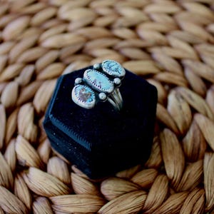 Size 8.5 -Sterling Silver Golden Hills Turquoise Ring
