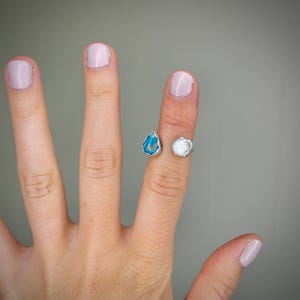 Size 4 -Sterling Silver Open Ring