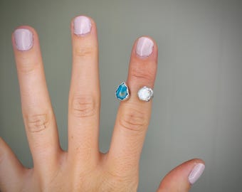 Size 4 -Sterling Silver Open Ring