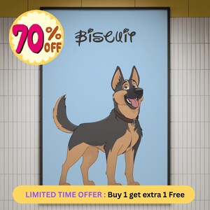 Pet Portrait, Pet Custom Cartoon,Pet Portrait From Photo, Pet Cartoon Style,  Custom Gift, Illustration Art, Fathers Day Gift
