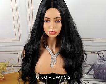 Black Wig ,natural and Realistic Arrival Women Wig Black  display picture 1
