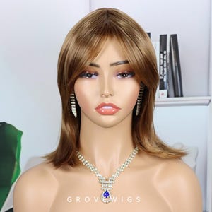 Brown wig,Zenless Zone Zero Cosplay Wig - Zhe's Signature Spiky Style with Neon Highlights | Anime Video Game Character