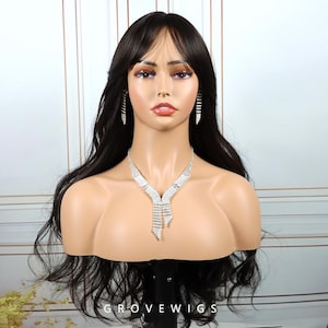 Black brown wig ,Voluminous Long Curly Synthetic Wig - Natural Full Cap Hairpiece for Everyday Style ,cosplay wig