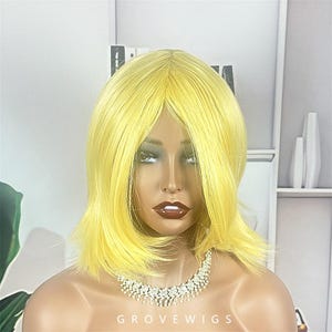 Yellow wig,Hatsune Miku Family Cosplay Wig Set - Kagamine Rin & Len Camellia Twin Style Synthetic Hair with Dual Spikes