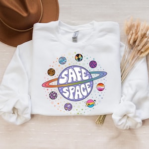 Safe Space Sweatshirt, LGBTQ Friendly Hoodie, Pride Shirt, LGBTQ Support Shirt, Proud Ally Sweater, Pride Month Shirt, Support LGBTQ Shirt