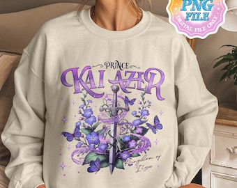 Prince Kai Azer Powerless PNG Digital Download, Booktok Merch, Fantasy Romance Art Print, Powerless Digital Download Designs, Paedyn Gray