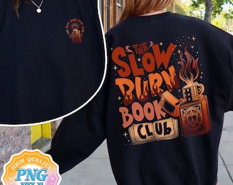 Club de lectura Slow Burn PNG, descarga digital, clipart PNG de libros, romance, chica de libros, moralmente gris, amante de los libros, romance, lector, club de lectura