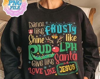 Grappige kerst-png, dans als ijzige shirtontwerpen, digitale download als kerstman