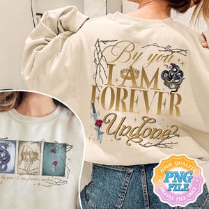 By You I Am Forever Undone PNG Digital Download, The Cruel Prince Instant Download, Jude Duarte and Cardan Greenbriar, The Folk of The Air