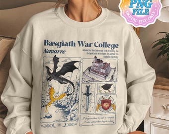 Basgiath War College Digital Download PNG, Fourth Wing PNG Designs, Dragon Rider PNG, The Empyrean Series,Violet Sorrengail, Fantasy Book