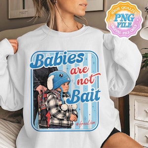 Download digitale PNG "I bambini non sono un'esca", Design per l'uguaglianza e i diritti, Design per magliette "Giustizia per Liam", Abbigliamento di protesta