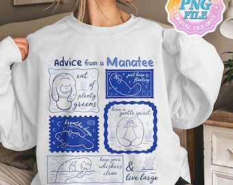 Manatee PNG Digital Download, Meet Me at the Beach PNG Clipart, Respect the Locals Art Print, Ecology Ocean Quotepng, Nature Lover Gift