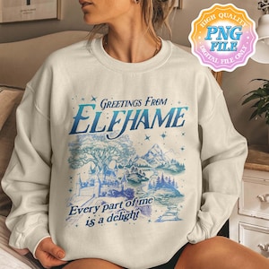 Greeting from Elfhame PNG Digital Download, The Cruel Prince Merch, Jude Duarte, Cruel Prince PNG Design, Folk of Air Series, Holly Black