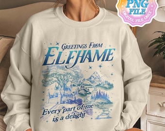 Greeting from Elfhame PNG Digital Download, The Cruel Prince Merch, Jude Duarte, Cruel Prince PNG Design, Folk of Air Series, Holly Black