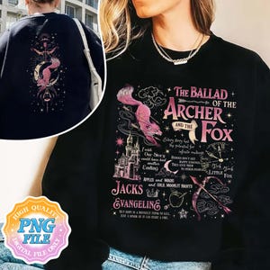 Es war einmal ein gebrochenes Herz PNG Digital Download, die Zitate des Bogenschützen und des Fuchses, Fantasy-Bücher Sublimationsdesign, Gebrochenes Herz-Shirt Designs