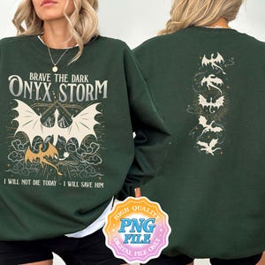 Onyx Storm PNG Digital Download, Fourth Wing Series Sublimation Design, Violet Sorrengail PNG Download, Fourth Wing Basgiath War College PNG